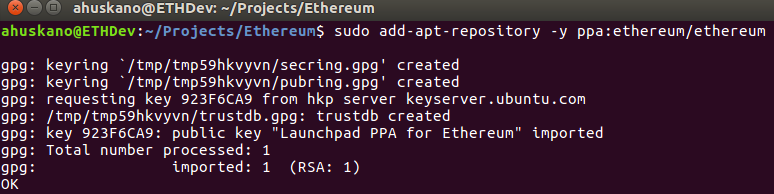 ethereum geth client