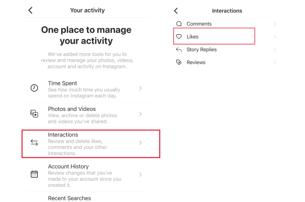 how to see liked posts on Instagram
